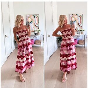 Boho Pink Sundress